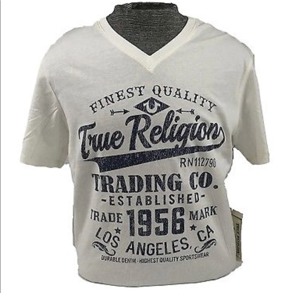True Religion Other - True Religion White V Neck Tee T-Shirt NO OFFERS